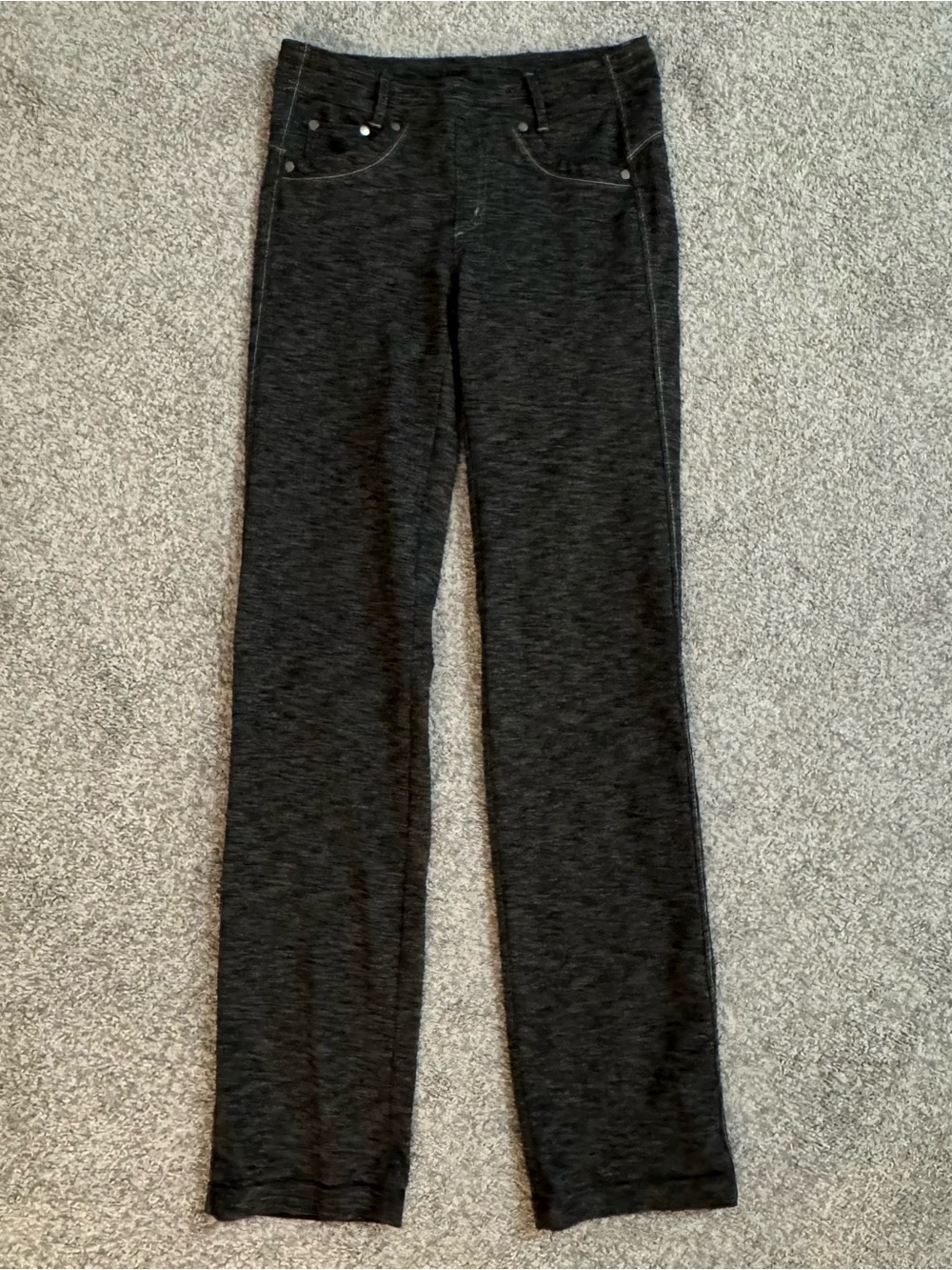 Kuhl Women's Size 4 REG Mova Hiking Drawstring Heathered Gray Stretch Pants